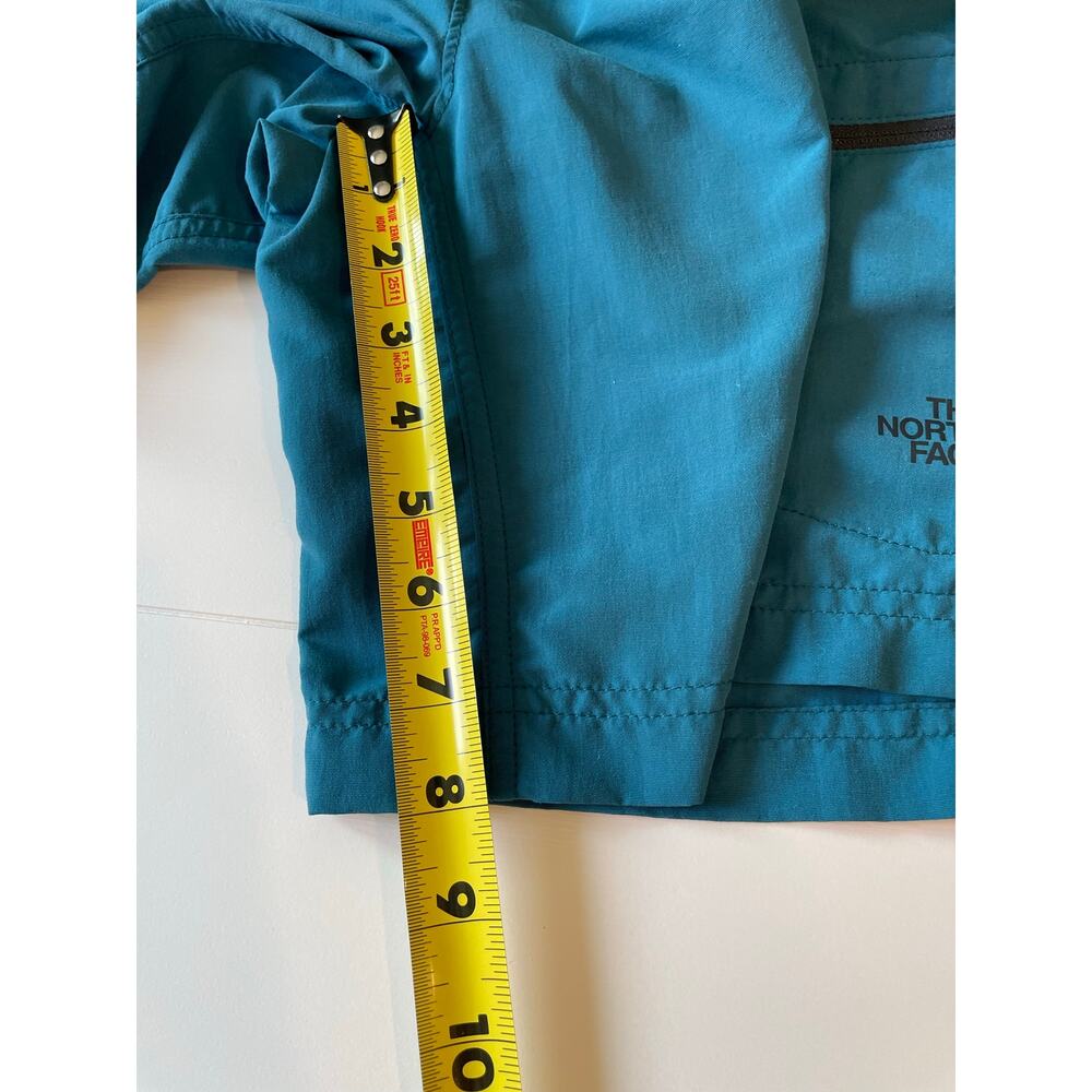 The North Face Class V Belted Shorts 8" Sz M Teal Pockets Swim Hiking Outdoors - Picture 12 of 12